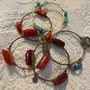 Bourbon and Bow ties bracelets lot